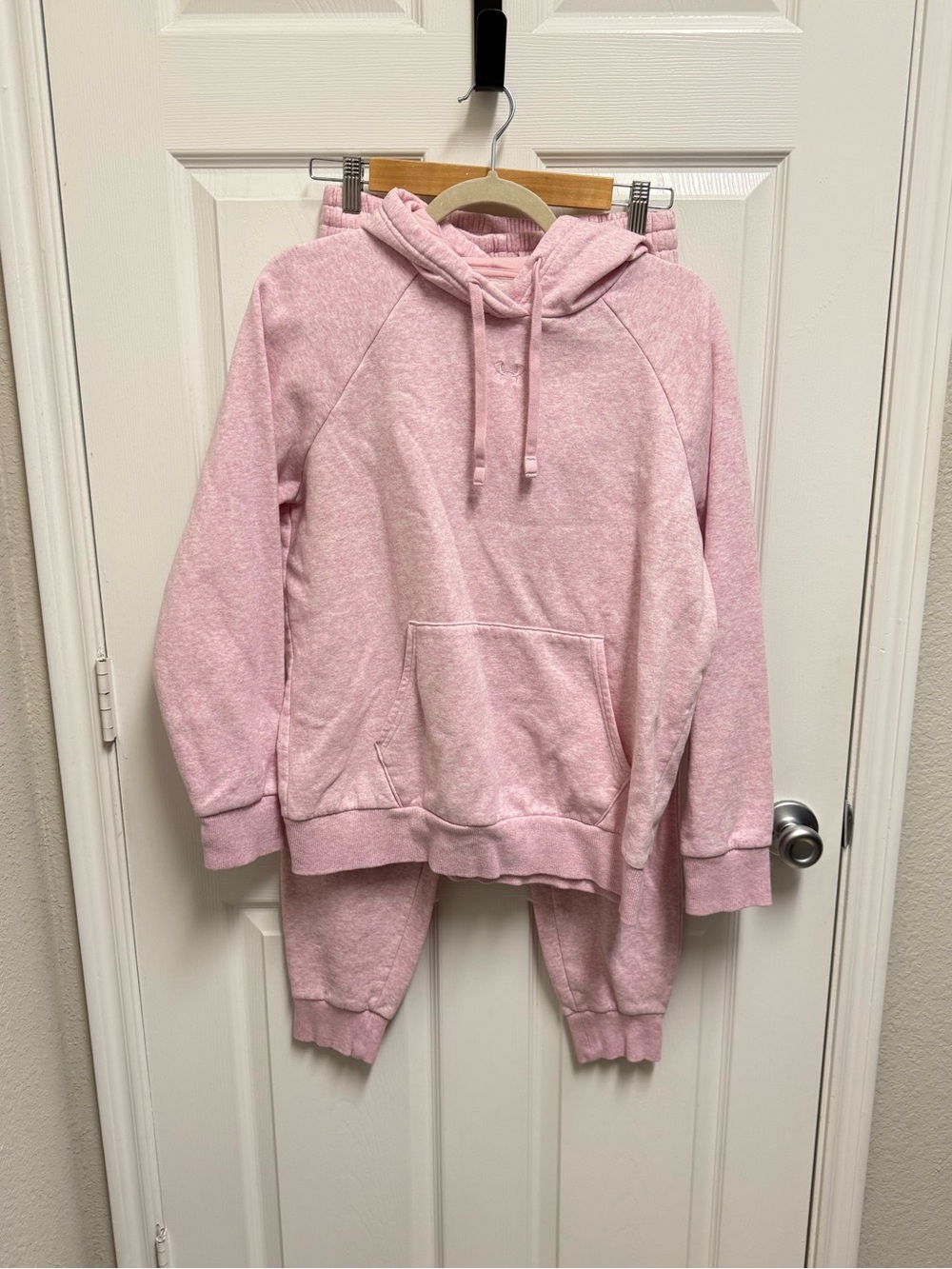 Under Armour Pink Hooded Sweat Set